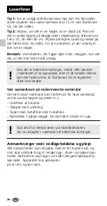 Preview for 20 page of LaserLiner StarSensor 50 Operating Instructions Manual