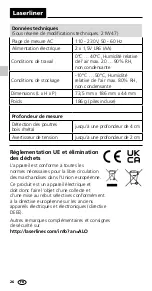 Preview for 26 page of LaserLiner StarSensor 50 Operating Instructions Manual