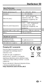 Preview for 41 page of LaserLiner StarSensor 50 Operating Instructions Manual