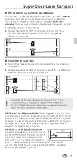 Предварительный просмотр 21 страницы LaserLiner SuperCross-Laser Compact Manual