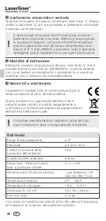 Предварительный просмотр 28 страницы LaserLiner SuperCross-Laser Compact Manual