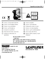 Preview for 8 page of LaserLiner SuperCross SCL 2 Operating Instructions Manual