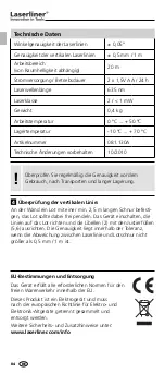 Preview for 4 page of LaserLiner SuperSquare-Laser Manual