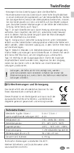 Preview for 5 page of LaserLiner TwinFinder Operating Instructions Manual