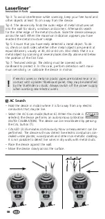 Preview for 8 page of LaserLiner TwinFinder Operating Instructions Manual