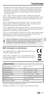 Preview for 37 page of LaserLiner TwinFinder Operating Instructions Manual