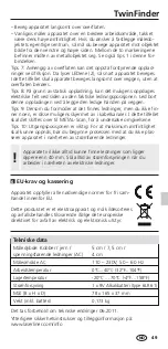 Preview for 49 page of LaserLiner TwinFinder Operating Instructions Manual