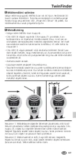 Preview for 67 page of LaserLiner TwinFinder Operating Instructions Manual