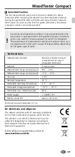 Preview for 9 page of LaserLiner WoodTester Compact Manual