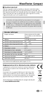 Preview for 21 page of LaserLiner WoodTester Compact Manual