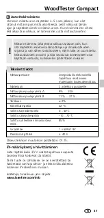 Preview for 37 page of LaserLiner WoodTester Compact Manual