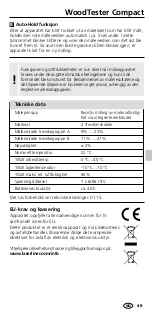 Preview for 49 page of LaserLiner WoodTester Compact Manual