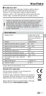 Preview for 33 page of LaserLiner WoodTester Manual