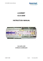 Lasermet ICS-6-OEM Instruction Manual предпросмотр