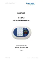 Lasermet ICS-KP12 Instruction Manual preview