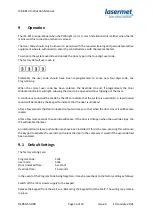 Preview for 16 page of Lasermet ICS-KP14 Instruction Manual