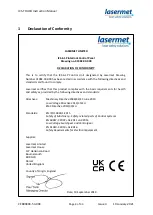 Предварительный просмотр 4 страницы Lasermet ICS-TOUCH Instruction Manual