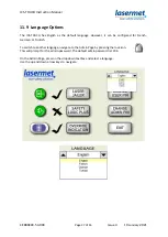 Предварительный просмотр 37 страницы Lasermet ICS-TOUCH Instruction Manual