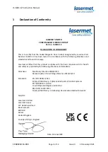 Предварительный просмотр 3 страницы Lasermet IS-MDC-12 Instruction Manual