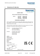 Предварительный просмотр 3 страницы Lasermet LEDS-1WB Instruction Manual