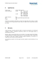 Preview for 14 page of Lasermet LEDS-1WB Instruction Manual