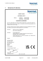 Preview for 3 page of Lasermet LS-200 Instruction Manual