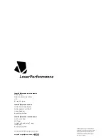 Preview for 16 page of LaserPerformance Bug Owner'S Manual