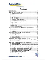 Предварительный просмотр 2 страницы LaserPro Mercury II User Manual