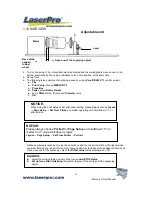 Preview for 15 page of LaserPro Mercury II User Manual