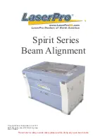 Preview for 1 page of LaserPro Spirit Series Manual