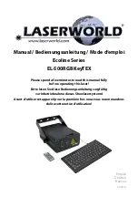 Preview for 1 page of Laserworld 7640144992217 Manual