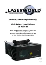 Preview for 1 page of Laserworld Club Series Speed Edition Manual