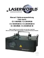 Laserworld CS-1000RGB Manual preview