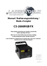 Laserworld CS-2000RGB FX Manual preview