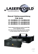 Предварительный просмотр 1 страницы Laserworld CS-2000RGB Manual