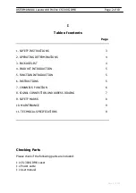 Preview for 2 page of Laserworld CS-300G DMX User Manual