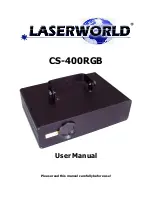 Laserworld CS-400RGB User Manual preview