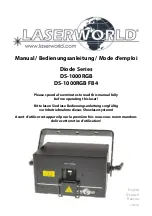 Laserworld Diode Series Manual preview