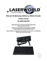 Предварительный просмотр 1 страницы Laserworld Ecoline EL-200G KeyTEX Manual