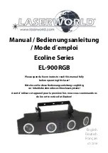 Laserworld Ecoline EL-900RGB Manual preview