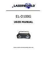 Laserworld Ecoline EL-D100G User Manual preview