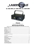 Laserworld EL-100G DMX Manual preview