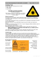 Предварительный просмотр 3 страницы Laserworld EL-100G DMX Manual