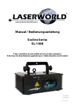 Предварительный просмотр 1 страницы Laserworld EL-150B Manual