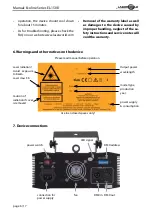 Предварительный просмотр 6 страницы Laserworld EL-150B Manual