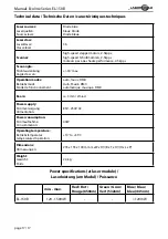 Предварительный просмотр 17 страницы Laserworld EL-150B Manual