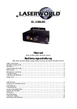 Laserworld EL 200 LED Manual preview