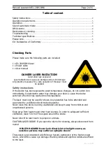 Предварительный просмотр 2 страницы Laserworld EL-200S DMX User Manual