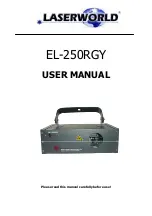 Preview for 1 page of Laserworld EL-250RGY User Manual