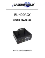 Preview for 1 page of Laserworld EL-400RGY User Manual